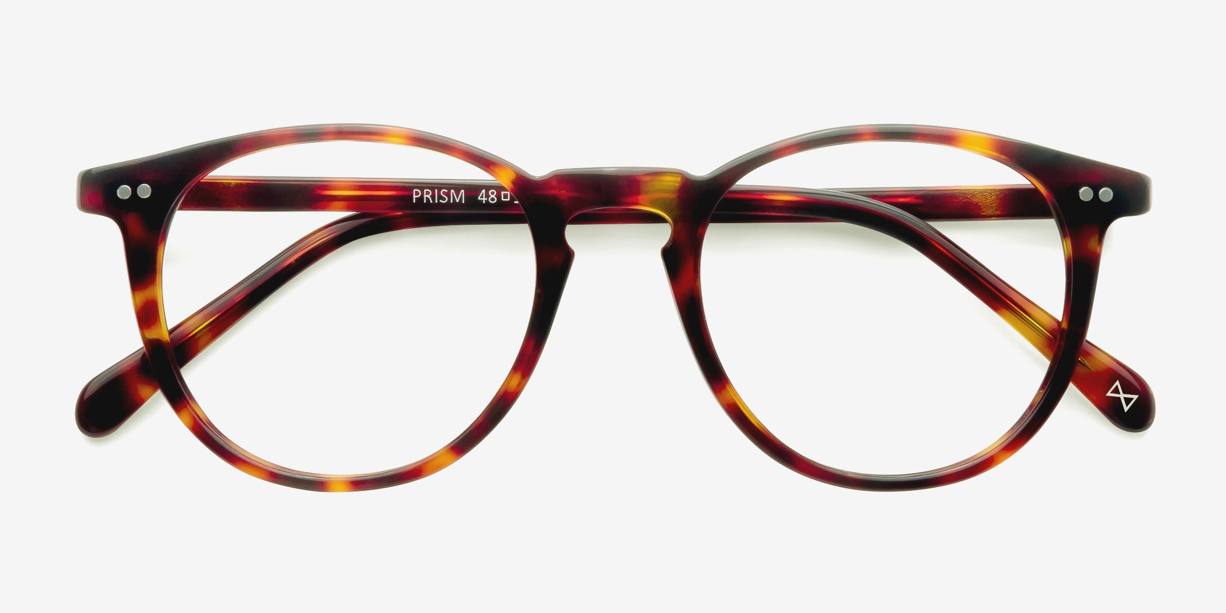 Prism Round Warm Tortoise Full Rim Eyeglasses Eyebuydirect 