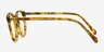 Prism Blonde Tortoise AcétateMontures de lunettes de vue d'EyeBuyDirect, Vue de Côté