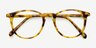 Prism Blonde Tortoise AcétateMontures de lunettes de vue d'EyeBuyDirect, Vue Rapprochée