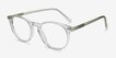 Prism Clear AcetateEyeglass Frames from EyeBuyDirect, Angle View