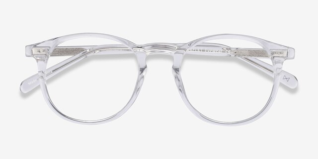 Prism Clear AcetateEyeglass Frames from EyeBuyDirect, Closed View