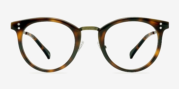 Nostalgia Caramel Acetate-metal Eyeglass Frames