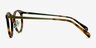 Nostalgia Caramel Acetate-metalEyeglass Frames from EyeBuyDirect, Side View