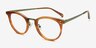 Nostalgia Cinnamon AcetateEyeglass Frames from EyeBuyDirect, Angle View