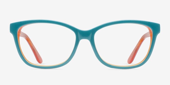 Joy Blue Acetate Eyeglass Frames from EyeBuyDirect