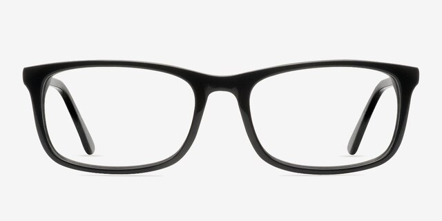 Merry Black AcetateEyeglass Frames from EyeBuyDirect, Front View