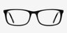 Merry Black AcetateEyeglass Frames from EyeBuyDirect, Front View