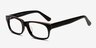 Ideal Black AcetateEyeglass Frames from EyeBuyDirect, Angle View
