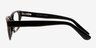 Ideal Black AcetateEyeglass Frames from EyeBuyDirect, Side View