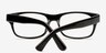 Ideal Black AcetateEyeglass Frames from EyeBuyDirect, Closed View