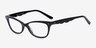 Clouds Black & Blue AcétateMontures de lunettes de vue d'EyeBuyDirect, Vue d'Angle