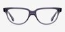 Treasure Gray AcetateEyeglass Frames from EyeBuyDirect, Front View