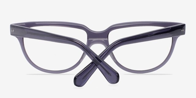 Treasure Gray AcetateEyeglass Frames from EyeBuyDirect, Closed View