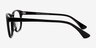 Delight Black AcetateEyeglass Frames from EyeBuyDirect, Side View