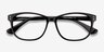 Delight Black AcetateEyeglass Frames from EyeBuyDirect, Closed View