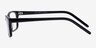 Velvet Black AcetateEyeglass Frames from EyeBuyDirect, Side View