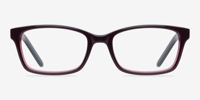 Velvet Purple AcetateEyeglass Frames from EyeBuyDirect, Front View