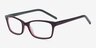 Velvet Purple AcetateEyeglass Frames from EyeBuyDirect, Angle View