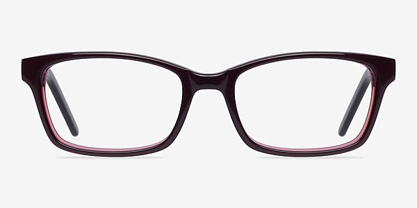 Velvet Purple/Black Acetate Eyeglass Frames