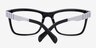 Abbey Black & White AcetateEyeglass Frames from EyeBuyDirect, Closed View