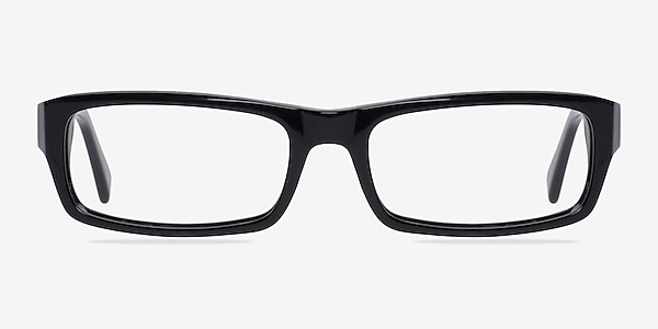 Croton Black Acetate Eyeglass Frames