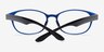 Hannah Blue AcetateEyeglass Frames from EyeBuyDirect, Closed View