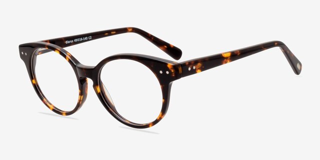Glarus Tortoise AcetateEyeglass Frames from EyeBuyDirect, Angle View