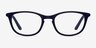 Valentin Navy AcetateEyeglass Frames from EyeBuyDirect, Front View