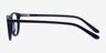 Valentin Navy AcetateEyeglass Frames from EyeBuyDirect, Side View