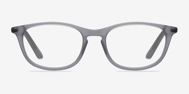 Valentin Clear & Gray AcetateEyeglass Frames from EyeBuyDirect, Front View
