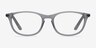Valentin Clear & Gray AcetateEyeglass Frames from EyeBuyDirect, Front View