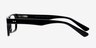Vancouver Black AcetateEyeglass Frames from EyeBuyDirect, Side View