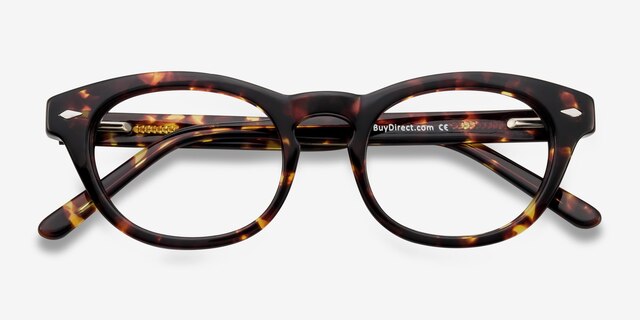 Genesis Écailles AcétateMontures de lunettes de vue d'EyeBuyDirect, Vue Rapprochée