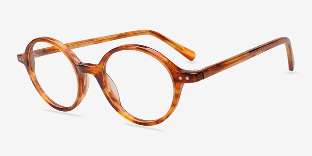 Flavor Écailles AcétateMontures de lunettes de vue d'EyeBuyDirect, Vue d'Angle