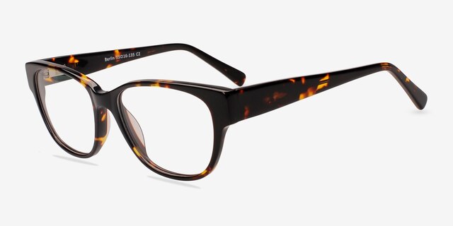 Berlin Tortoise AcetateEyeglass Frames from EyeBuyDirect, Angle View