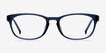 Drums Blue PlasticEyeglass Frames from EyeBuyDirect, Front View
