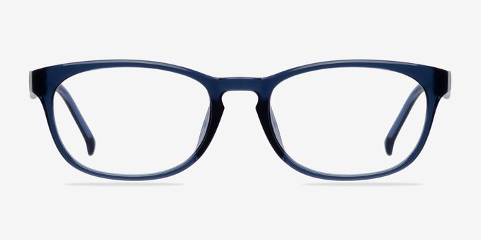 Drums Bleu Plastique Montures de lunettes de vue d'EyeBuyDirect