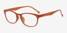 Drums Orange PlasticEyeglass Frames from EyeBuyDirect, Angle View