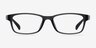 Danny Matte Gray PlasticEyeglass Frames from EyeBuyDirect, Front View
