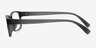 Danny Matte Gray PlasticEyeglass Frames from EyeBuyDirect, Side View