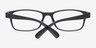 Danny Matte Gray PlasticEyeglass Frames from EyeBuyDirect, Closed View
