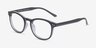 Instant Crush Clear & Black PlasticEyeglass Frames from EyeBuyDirect, Angle View