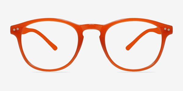 Instant Crush Orange Plastic Eyeglass Frames