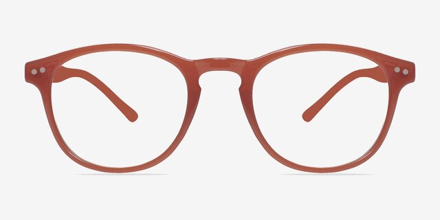 Instant Crush Orange PlastiqueMontures de lunettes de vue d'EyeBuyDirect, Vue de Face
