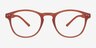 Instant Crush Orange PlastiqueMontures de lunettes de vue d'EyeBuyDirect, Vue de Face