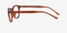 Instant Crush Orange PlastiqueMontures de lunettes de vue d'EyeBuyDirect, Vue de Côté