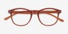 Instant Crush Orange PlastiqueMontures de lunettes de vue d'EyeBuyDirect, Vue Rapprochée