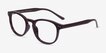 Instant Crush Red PlasticEyeglass Frames from EyeBuyDirect, Angle View