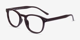 Instant Crush Rouge Plastique Montures de lunettes de vue d'EyeBuyDirect, Vue d'Angle