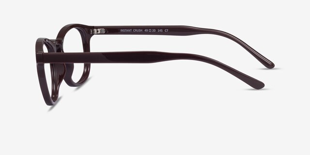 Instant Crush Red PlasticEyeglass Frames from EyeBuyDirect, Side View
